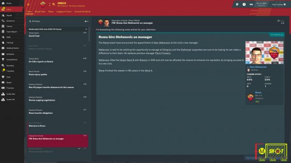 Roma New Boss