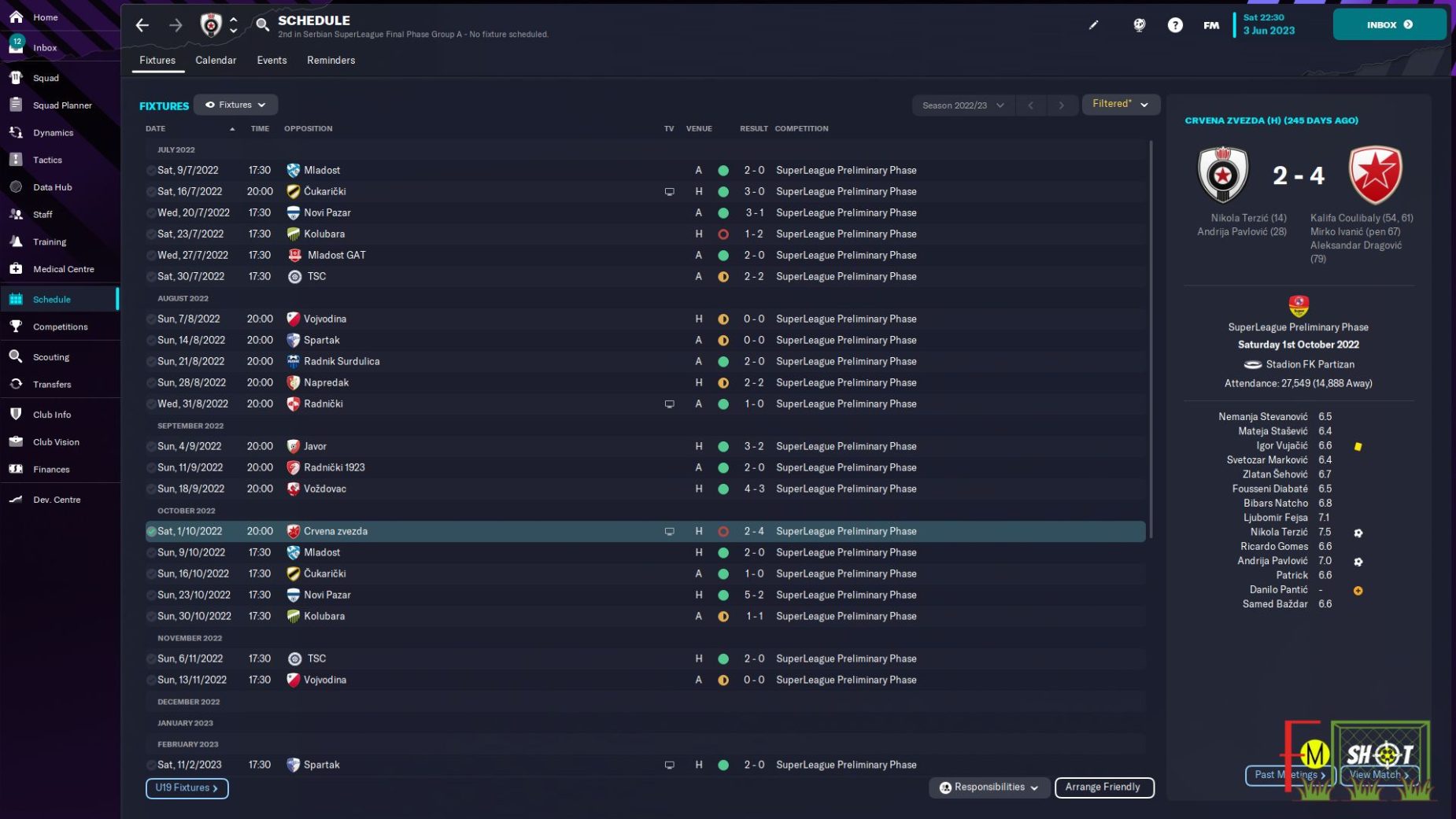 superleague matches part 1
