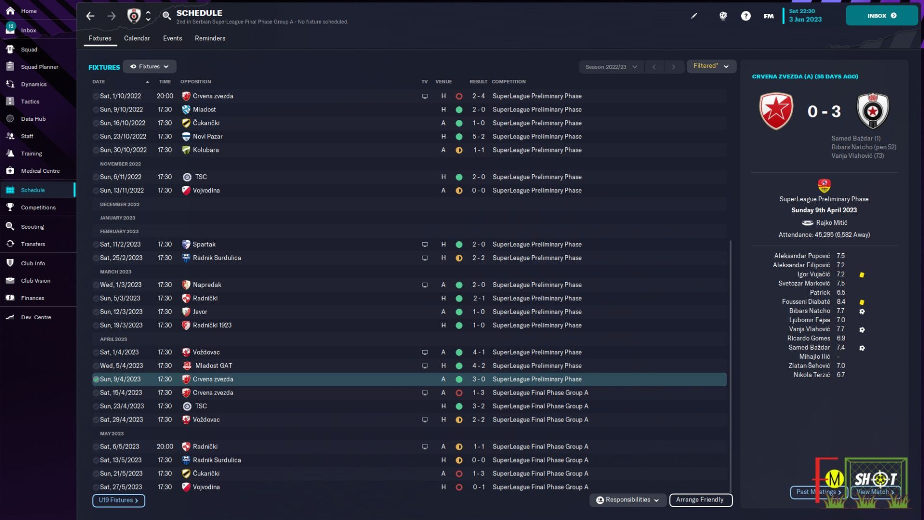 superleague matches part 2